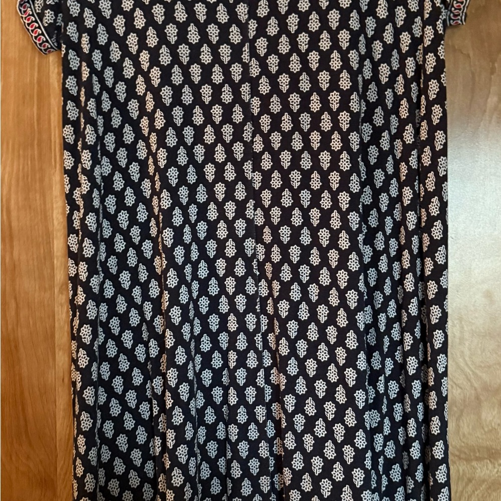 Black and White Patterned Dress